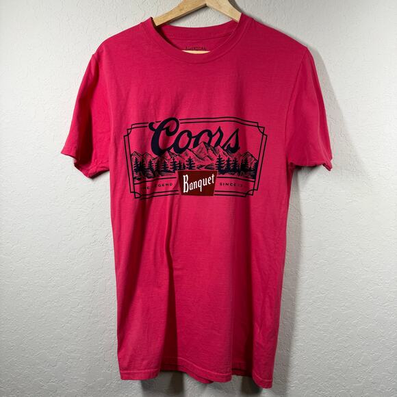 Men's American Needle‎ Coors Banquet Red T-Shirt Size S NEW - Picture 1 of 6